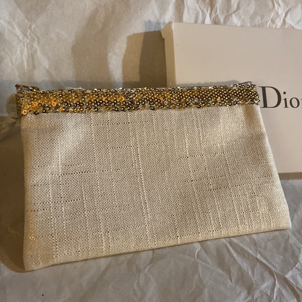 NWB Dior Sequins Accessory/Cosmetic Bag